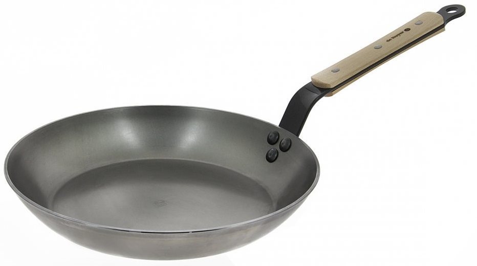 de Buyer Oceľová panvica 26 cm Mineral B Element s drev. rukoväťou 5710.26