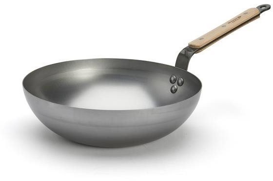 de Buyer 5717.28 Mineral B Bois Wok 28 cm