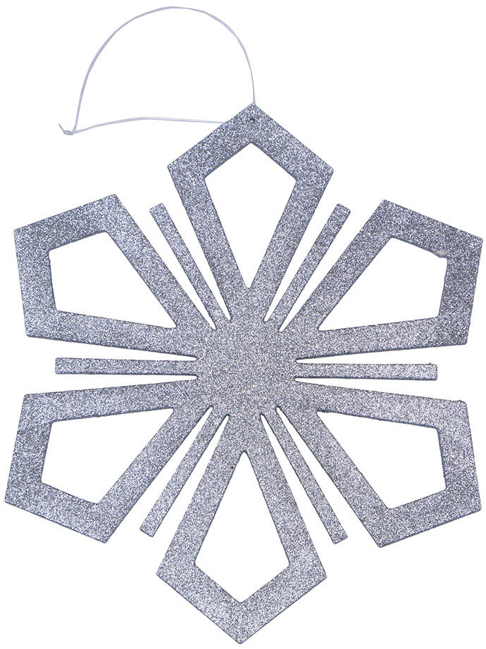 DECOLED Vločka II, priemer 120 cm, strieborná