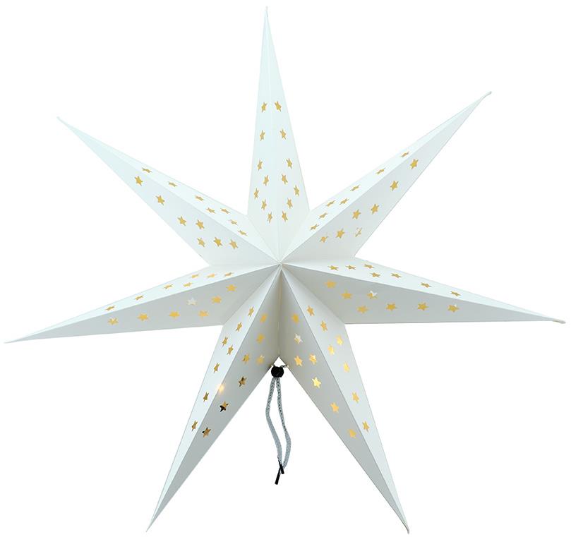 DECOLED Vianočná dekorácia – vianočná hviezda, 60 cm