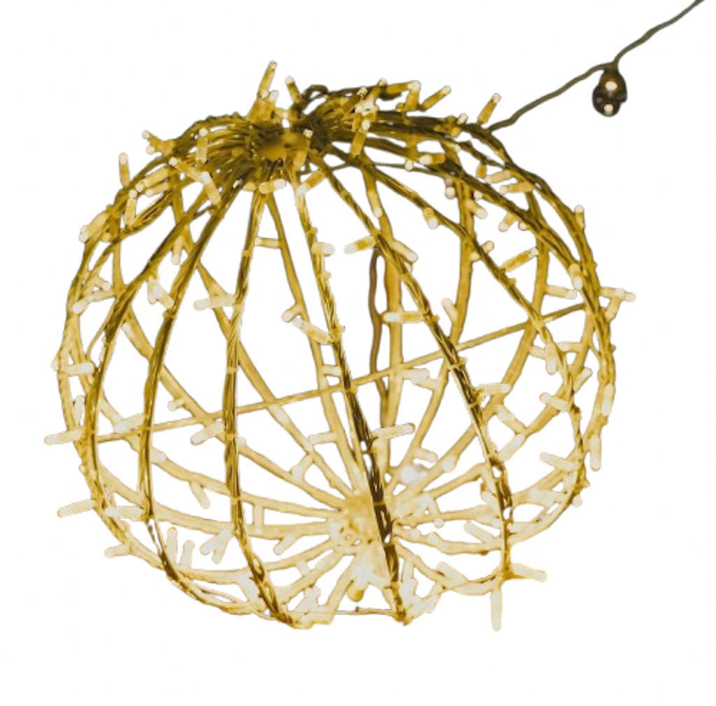 DECOLED LED svetelná guľa, teplá biela, priemer 60 cm
