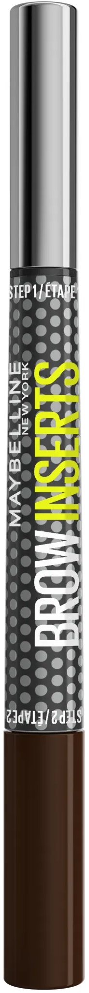 MAYBELLINE NEW YORK Brow Inserts Ash Brown 4,5 fixka na obočie s trojitým hrotom a farbiacim gélom