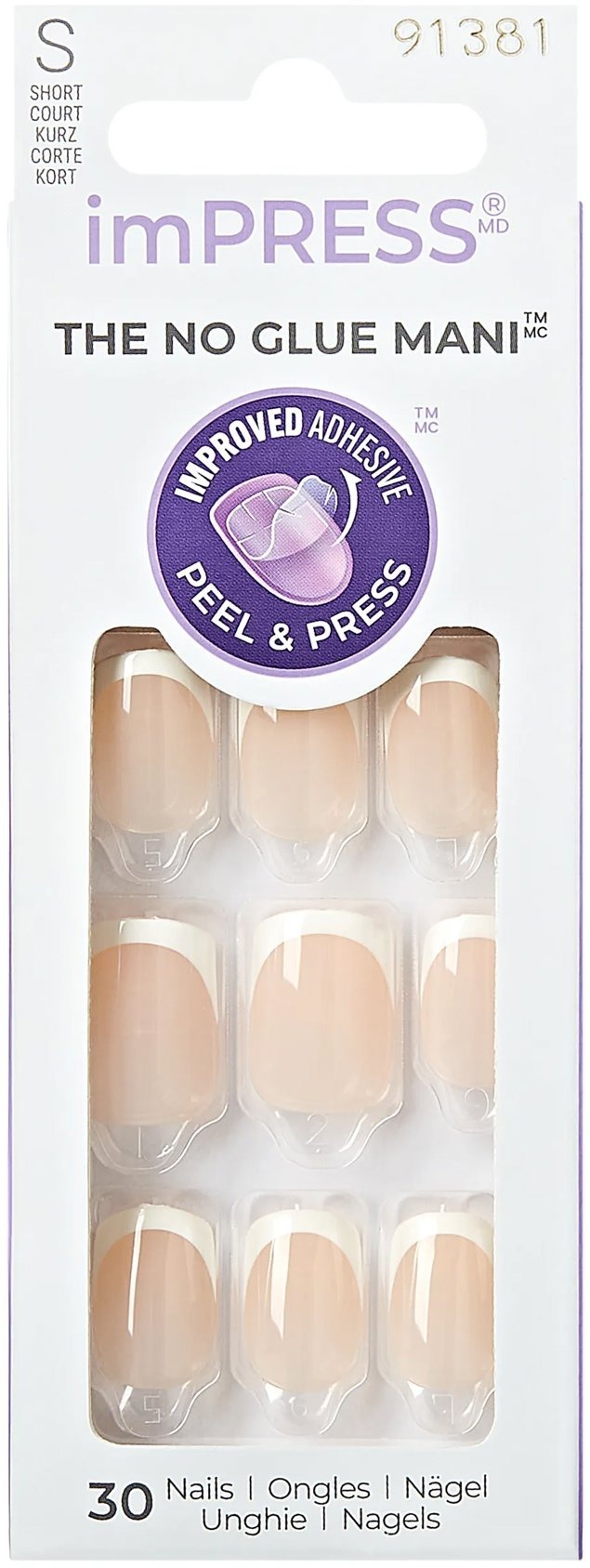 KISS imPRESS Nails Model
