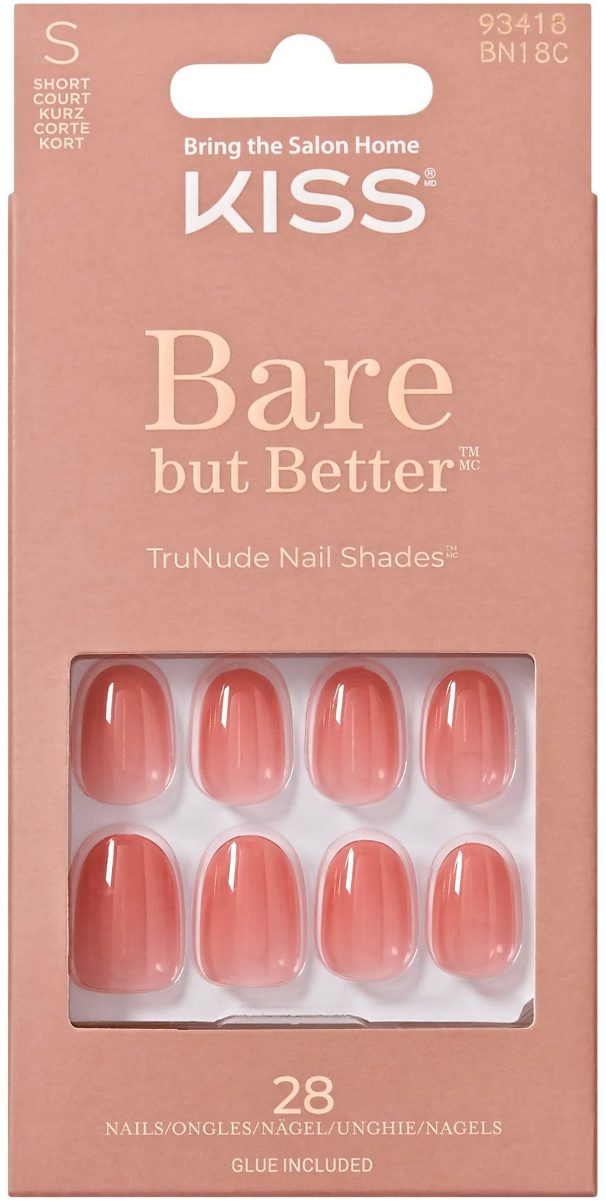 KISS Bare But Better Nails No More Naps