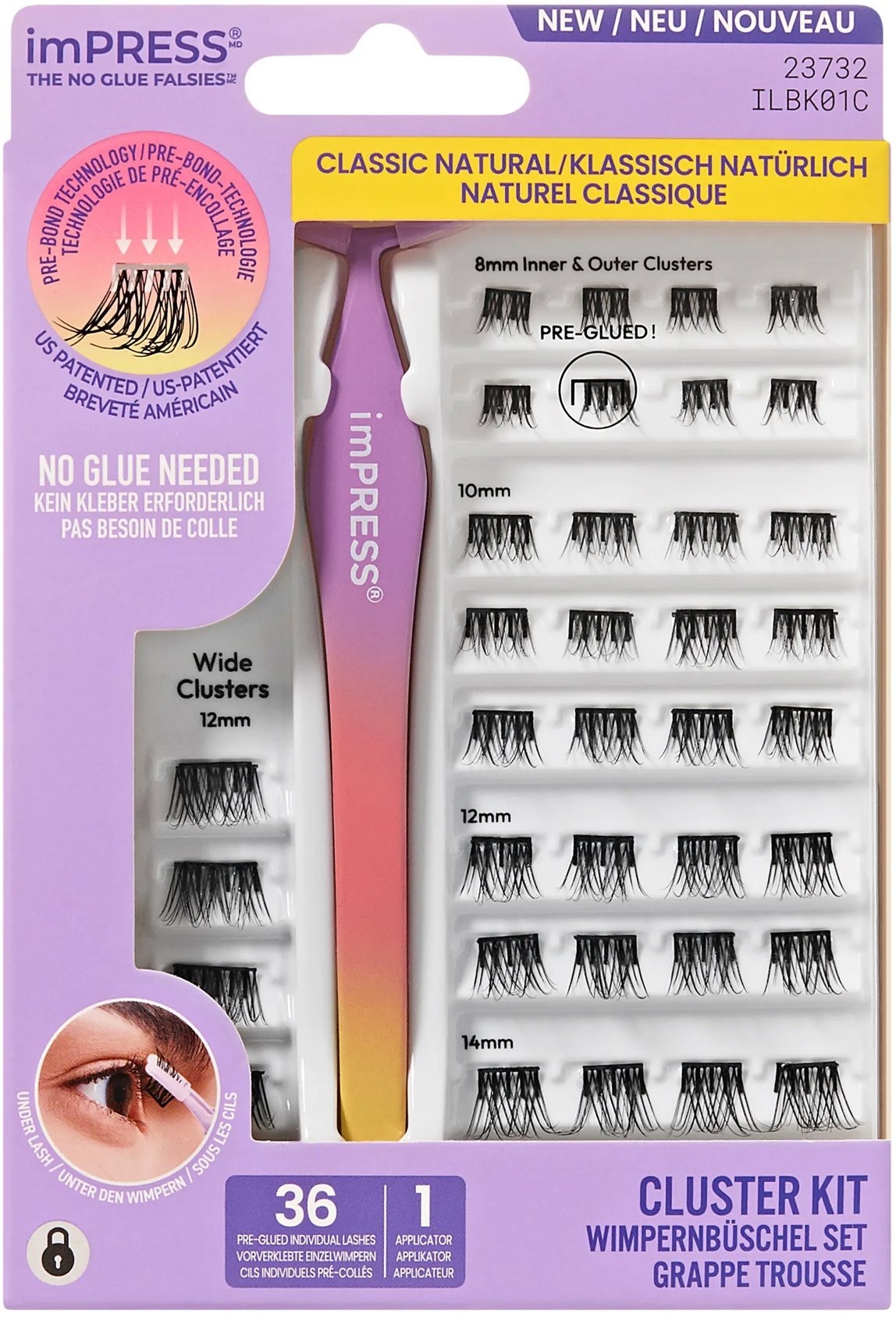 KISS imPRESS Press on Falsies Kit 01