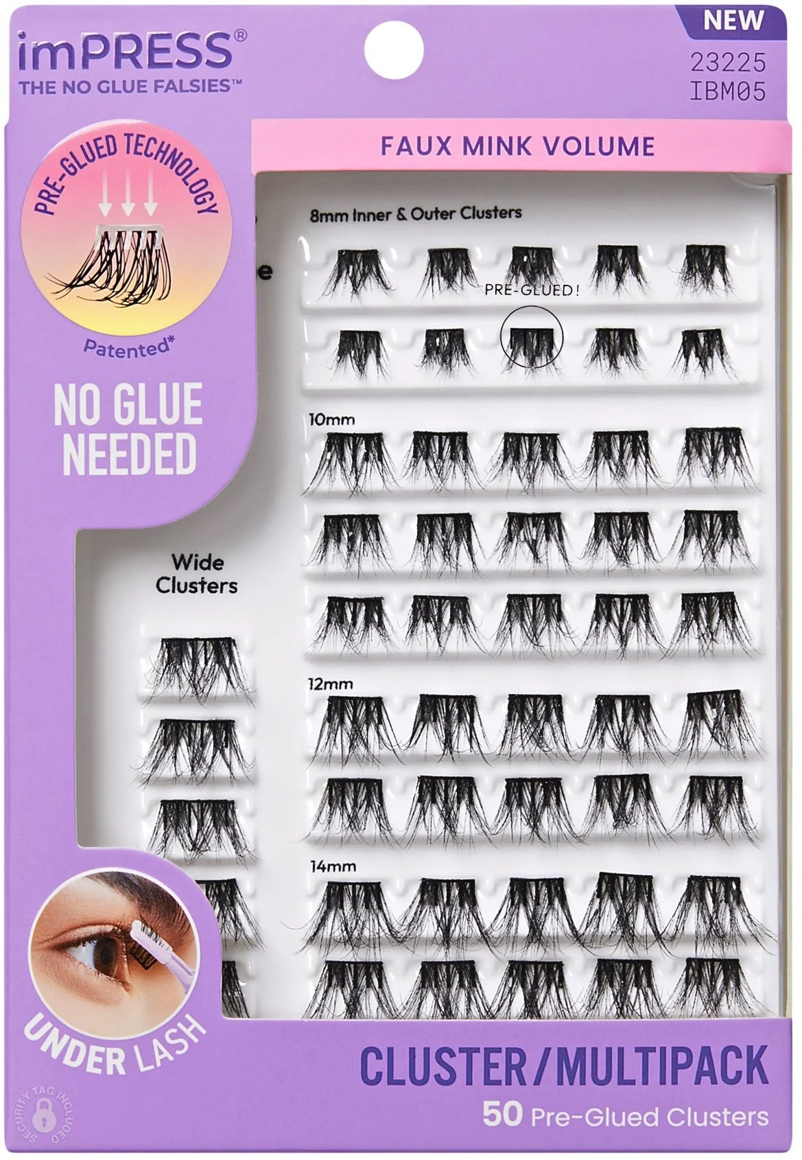 KISS imPRESS Pre-glued Cluster Multi 05