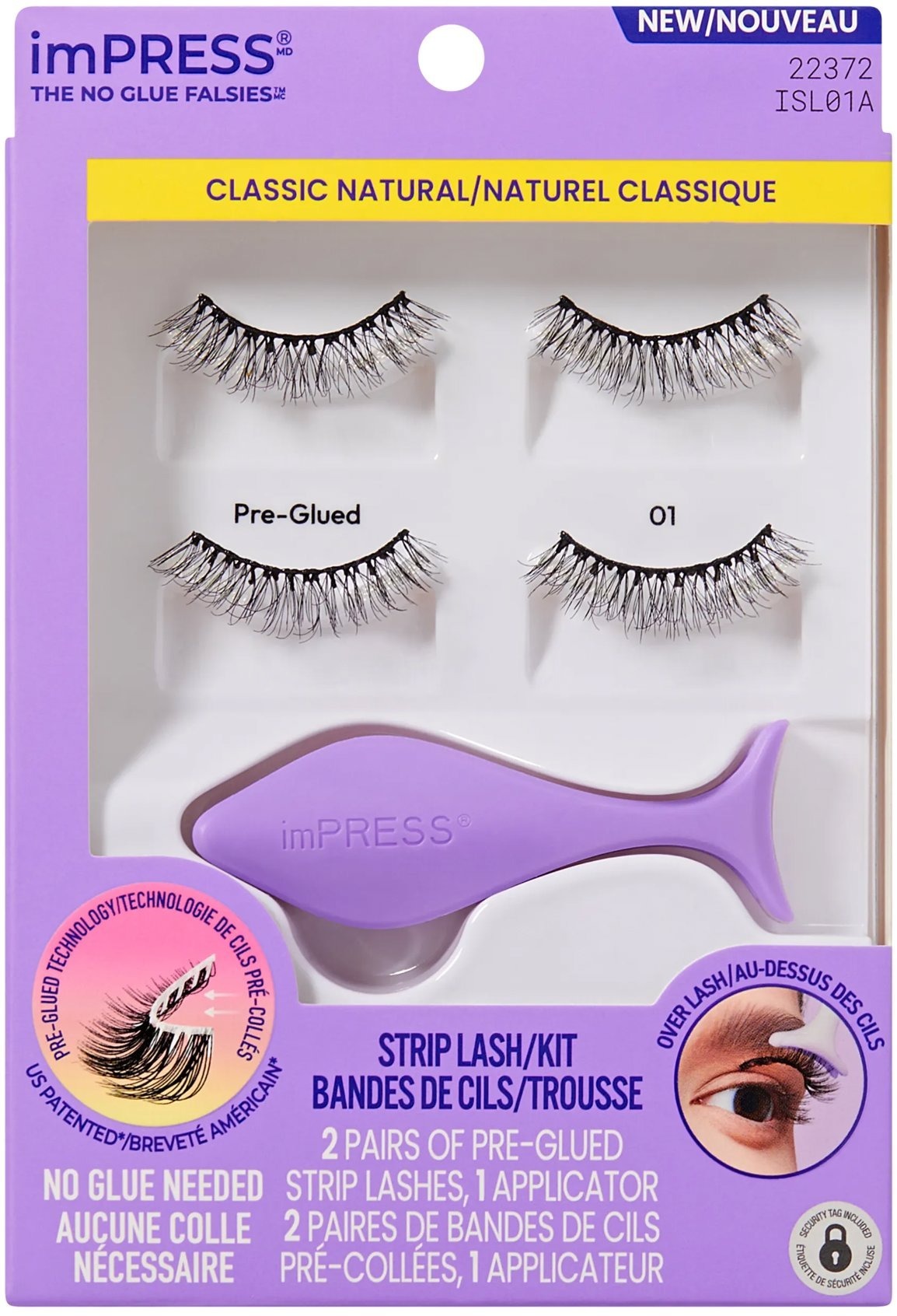 KISS imPRESS No Glue Strip Lash 01