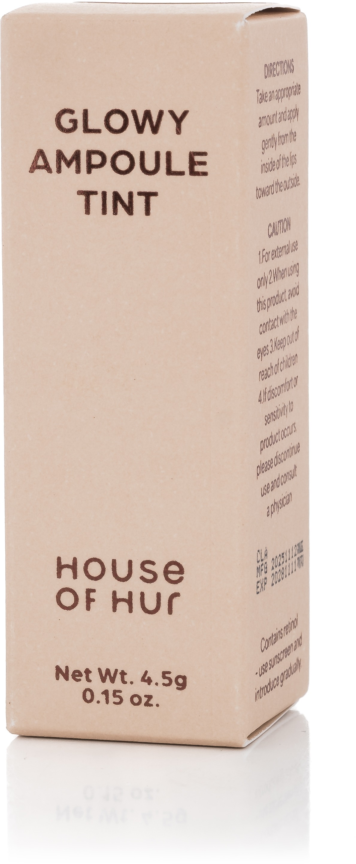 HOUSE OF HUR Glowy Ampoule Tint 01 Deep Rose 4,5 g