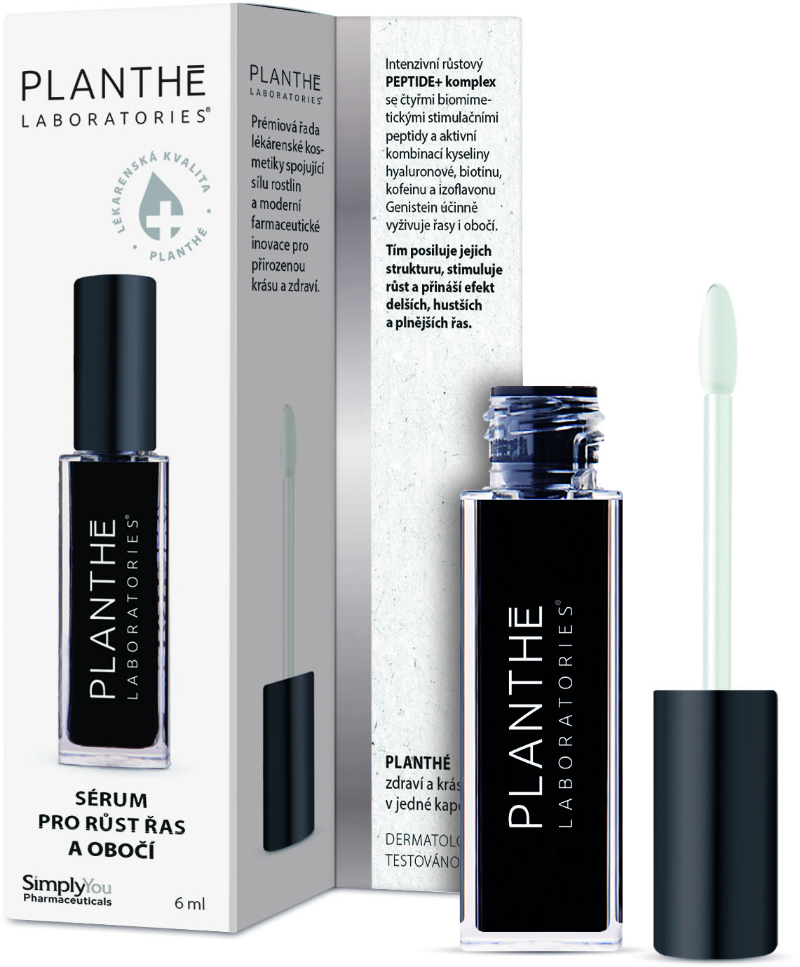 PLANTHÉ Sérum na rast mihalníc a obočia 6 ml