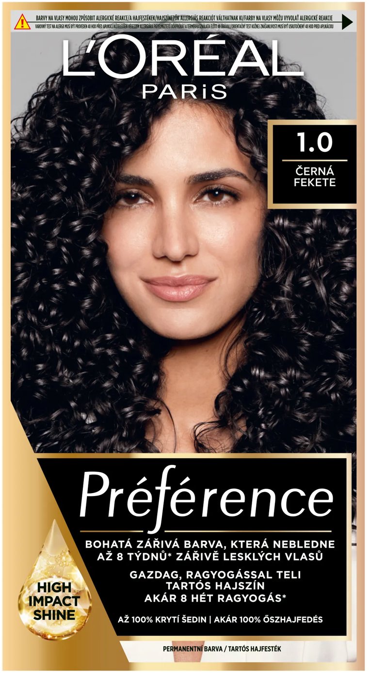 L'ORÉAL PARIS Préférence 1.0 čierna