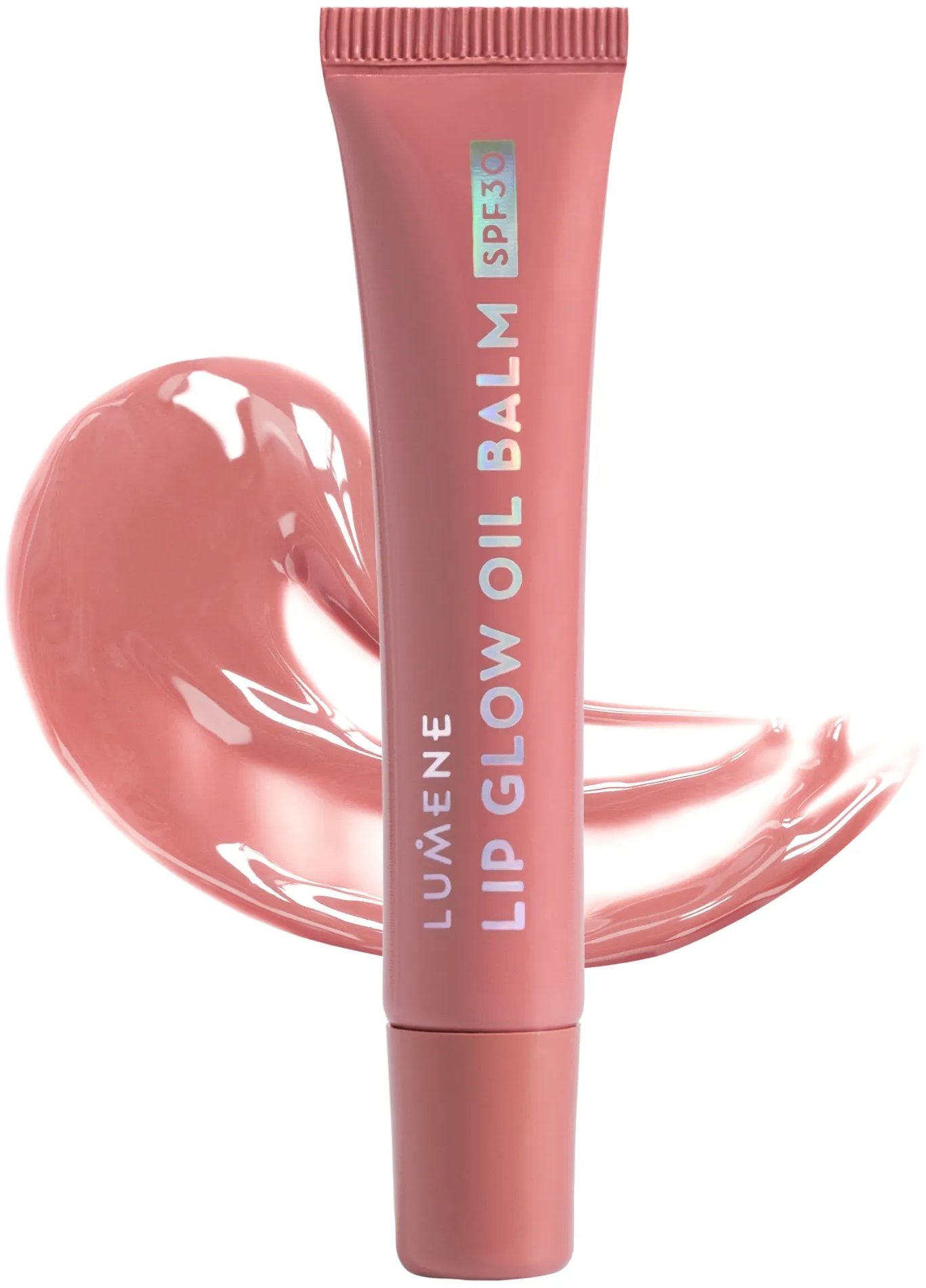 LUMENE Lip Glow Oil Balm SPF30 Shade 1 Fudge 10 g