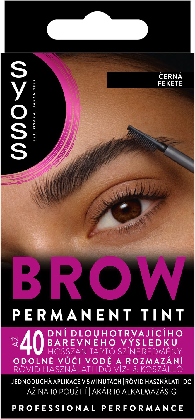 SYOSS Brow Tint čierny