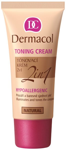 DERMACOL Toning Cream 2 in 1 Natural 30 ml