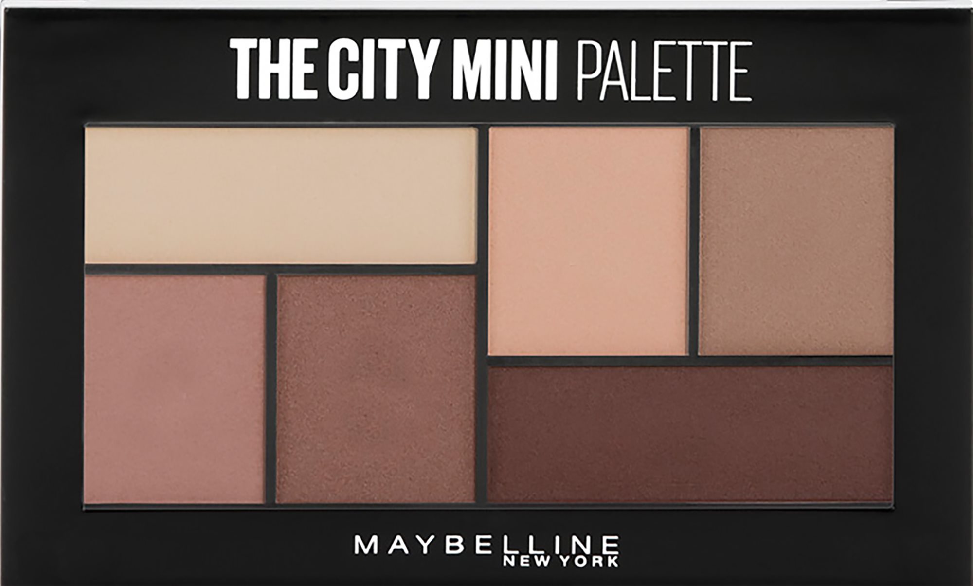 MAYBELLINE NEW YORK The City Mini Palette paletka očných tieňov 480 Matte About Town, 6 g