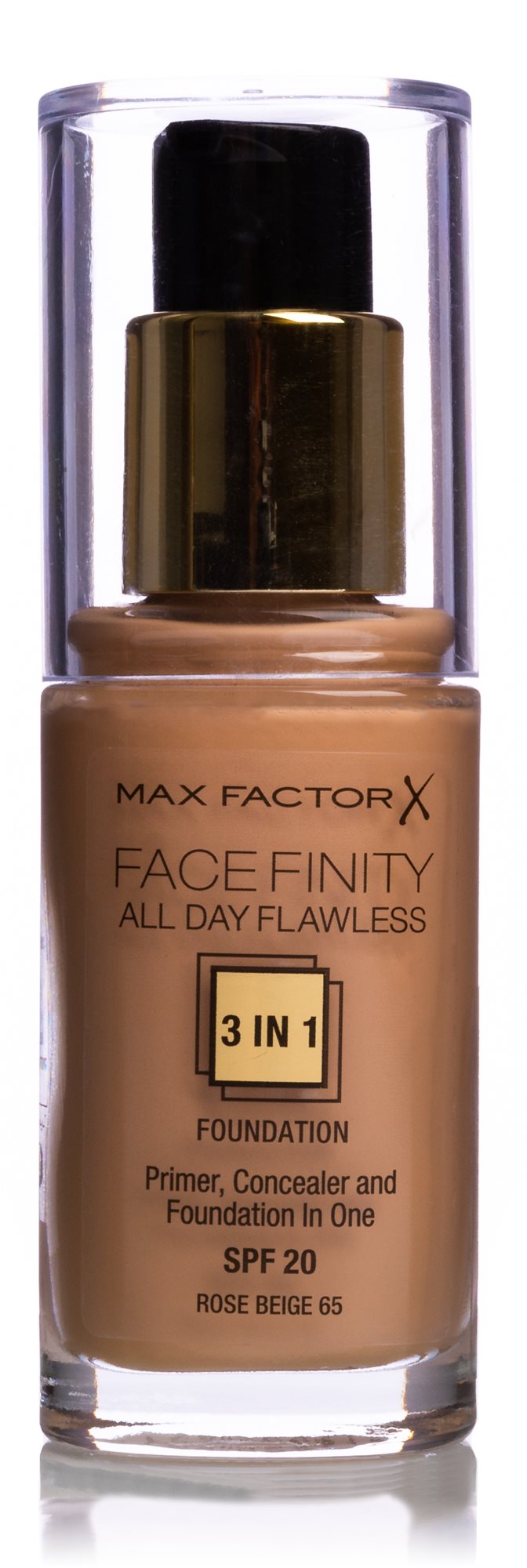 MAX FACTOR Facefinity All Day Flawless 3 in 1 Foundation SPF20 80 Bronze 30 ml