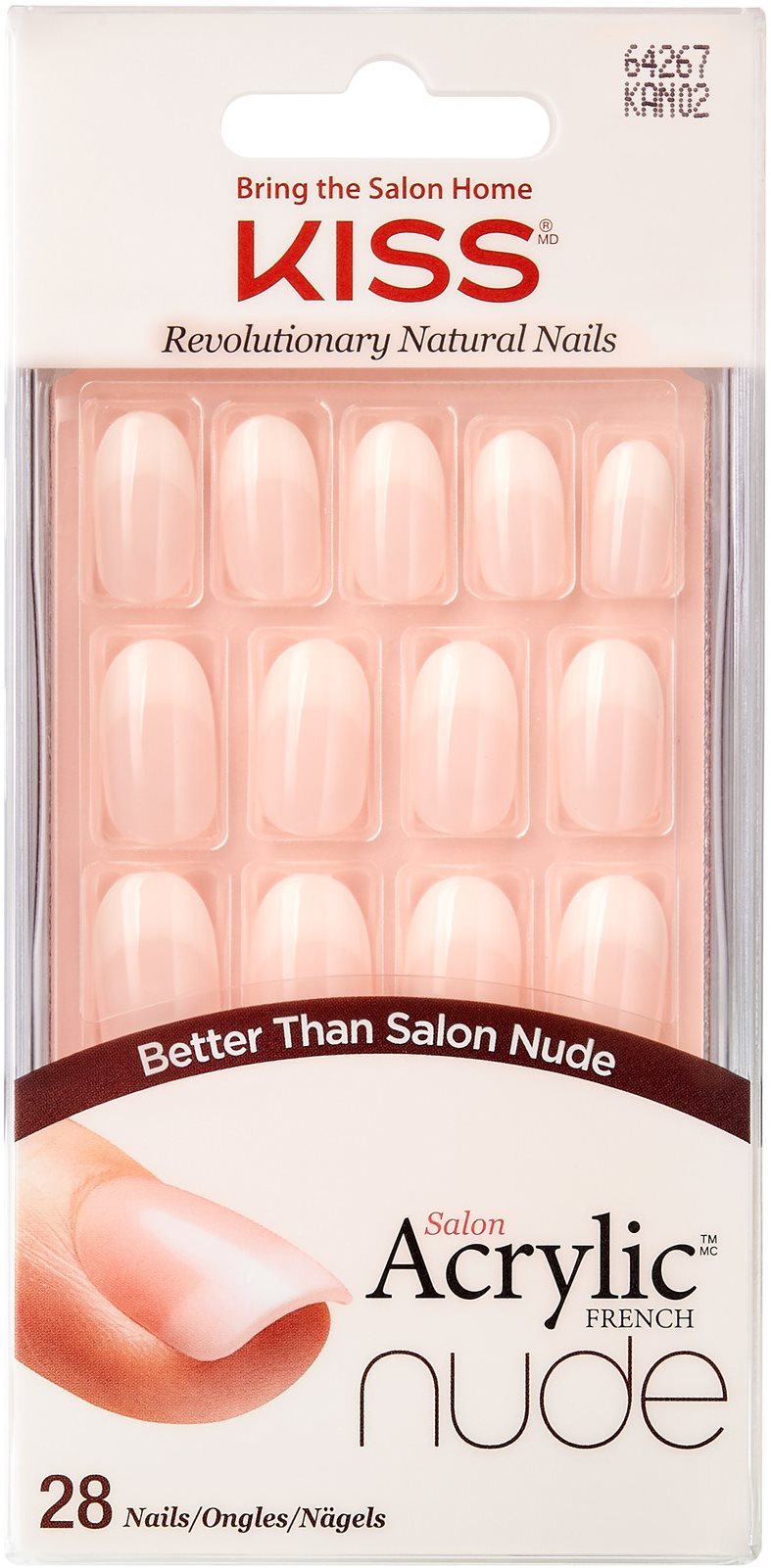 KISS Salon Acrylic Nude Nails – Graceful