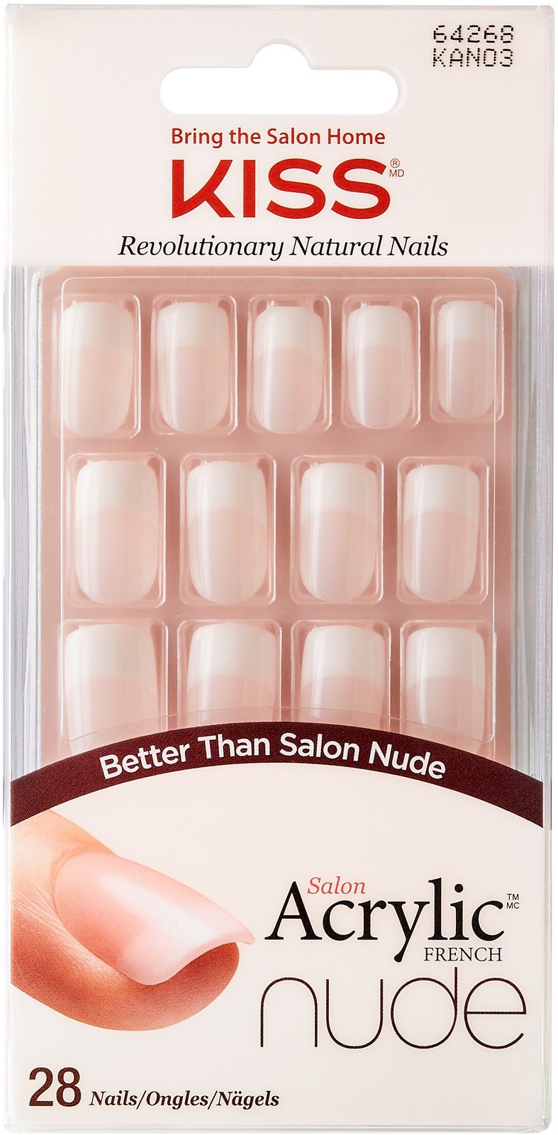 KISS Salon Acrylic Nude Nails - Cashmere
