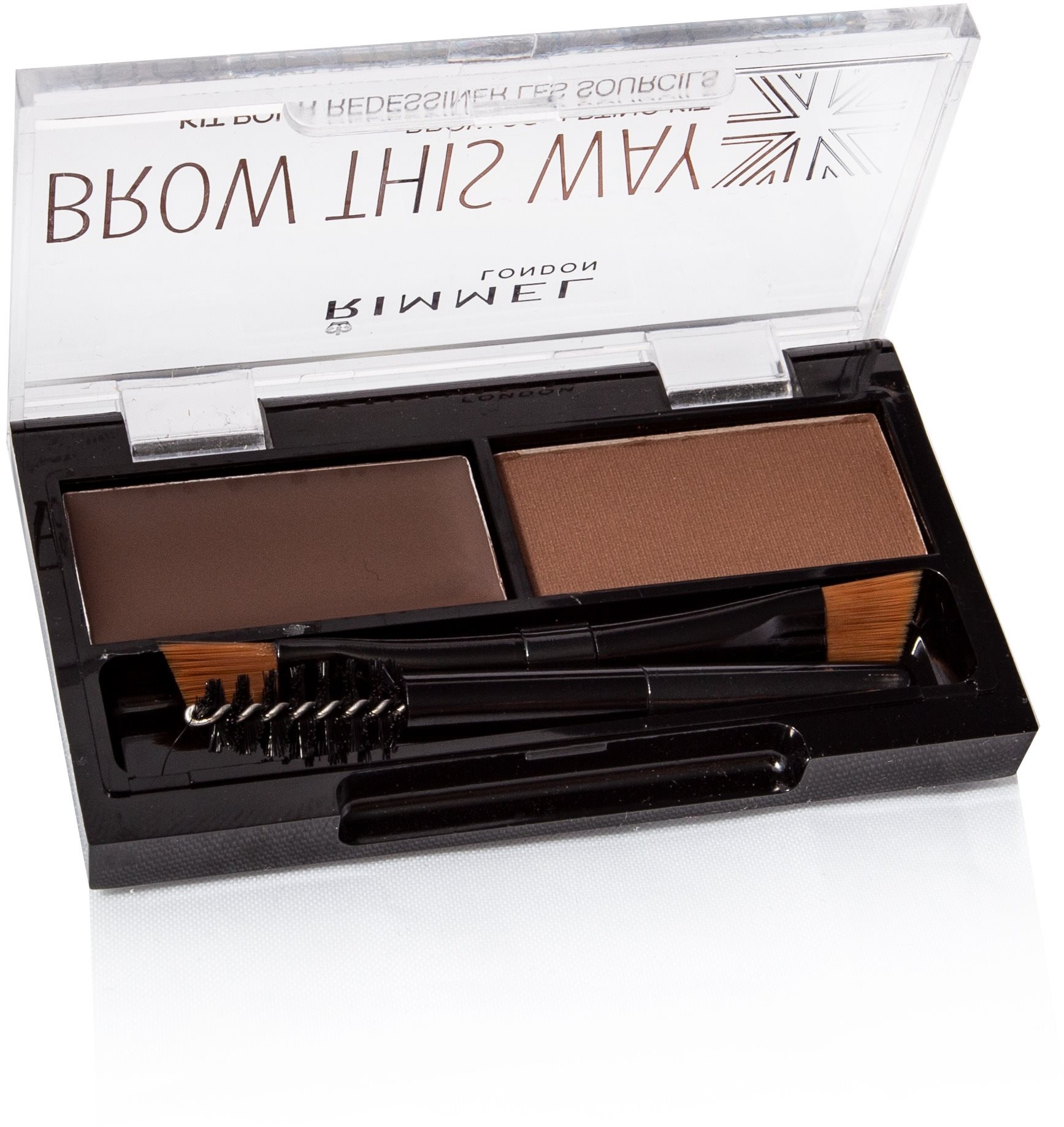 RIMMEL LONDON Eyebrow Palette Brow this way 003 Dark Brown 1,1 g