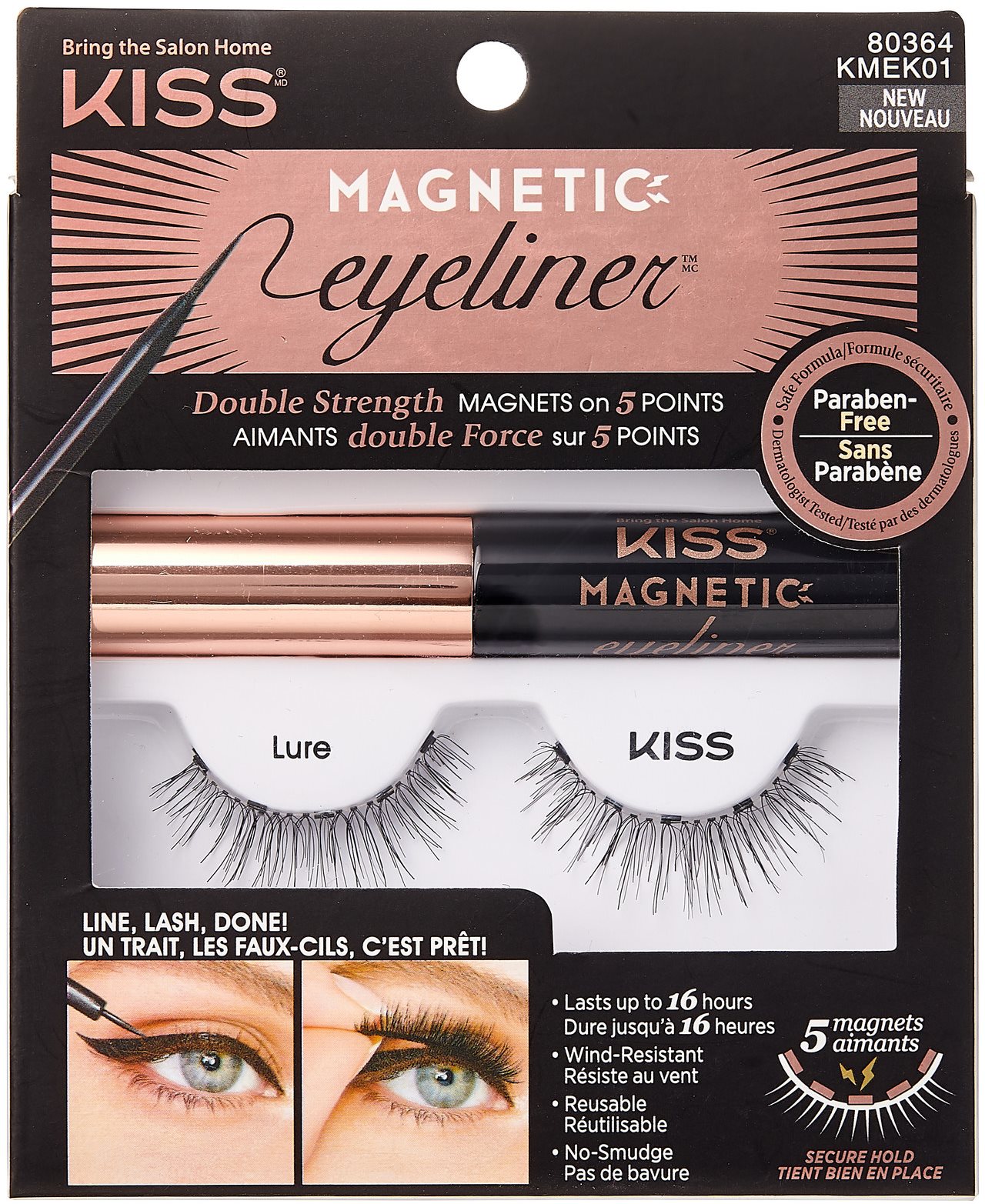 KISS Magnetic Eyeliner Kit – 01