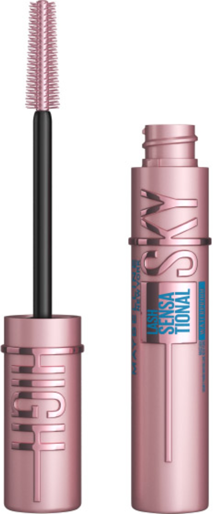 MAYBELLINE NEW YORK Lash Sensational Sky High Waterproof vodoodolná maskara Black, 6 ml