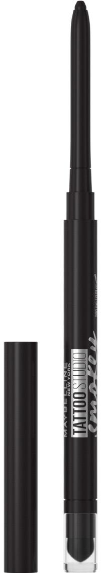 MAYBELLINE NEW YORK Tattoo Liner Automatic Gel Pencil Smokey Black gélová ceruzka na oči, 1,3 g
