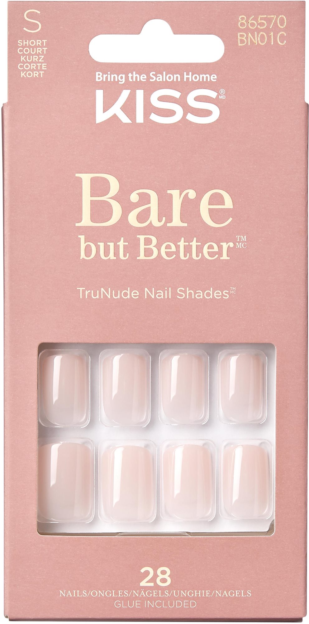KISS Bare-But-Better Nails – Nudies