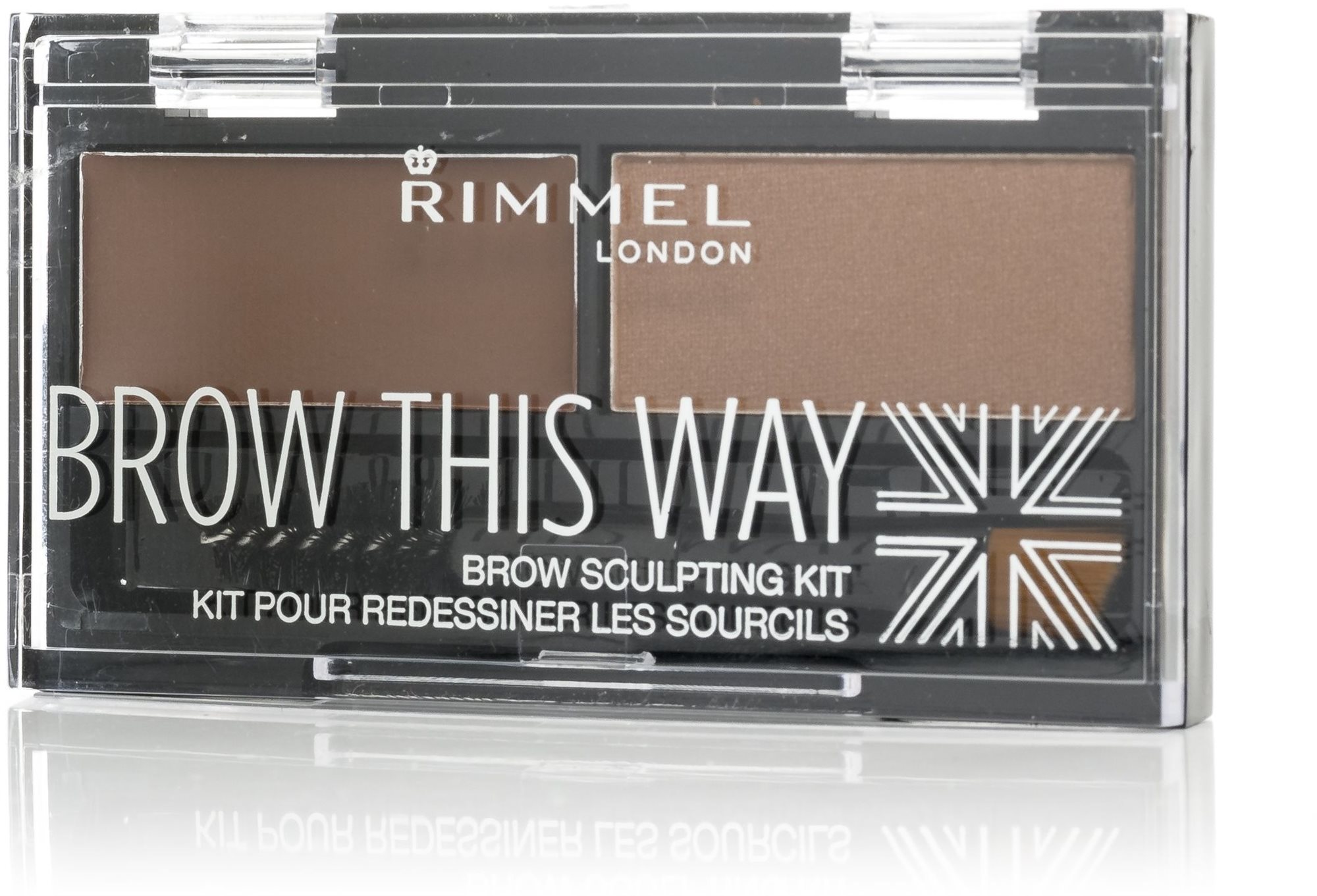 RIMMEL LONDON Eyebrow Palette Brow this way 002 Medium Brown 1,1 g