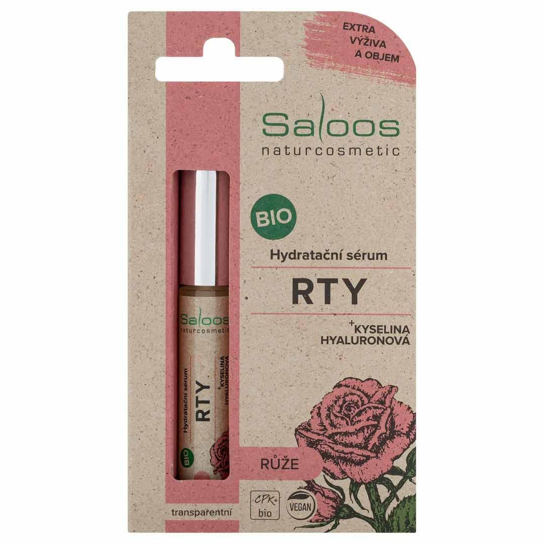 SALOOS Bio Hydratačné sérum na pery – Ruža 7 ml