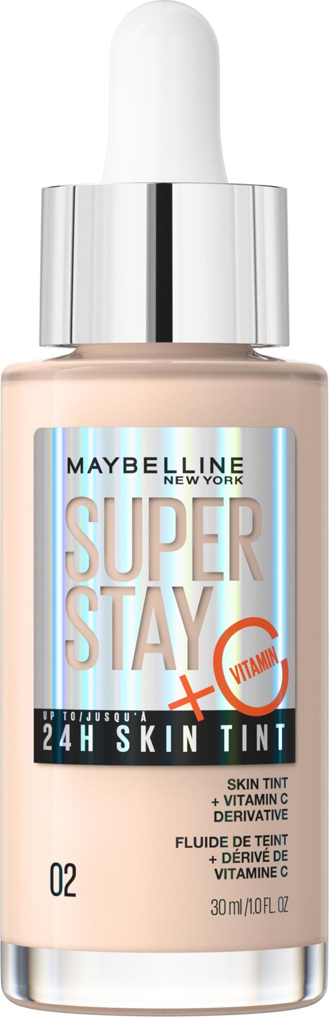 MAYBELLINE NEW YORK Super Stay Vitamin C skin tint 02 tónovacie sérum, 30 ml
