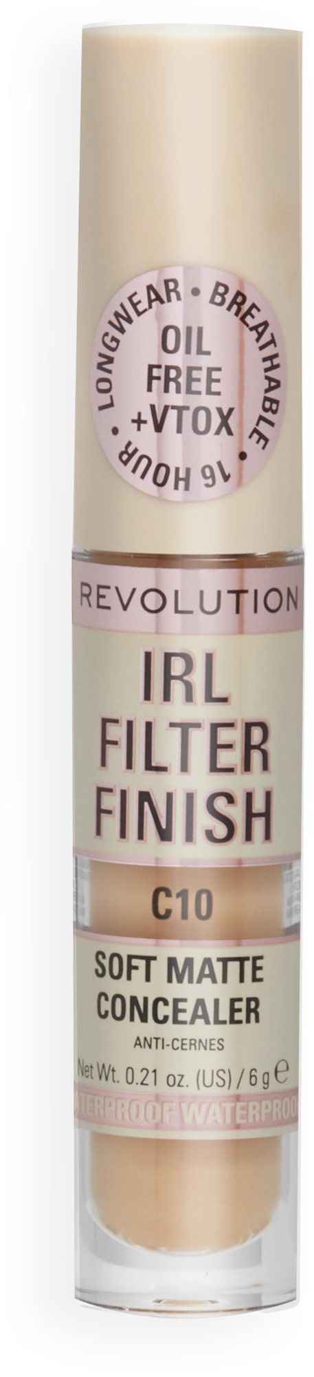 REVOLUTION IRL Filter Finish Concealer C10 6 g