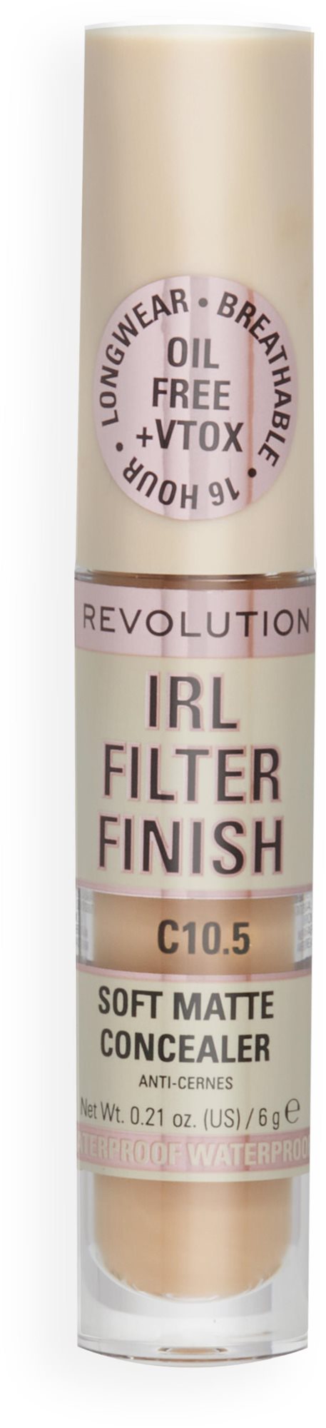 REVOLUTION IRL Filter Finish Concealer C10.5 6 g