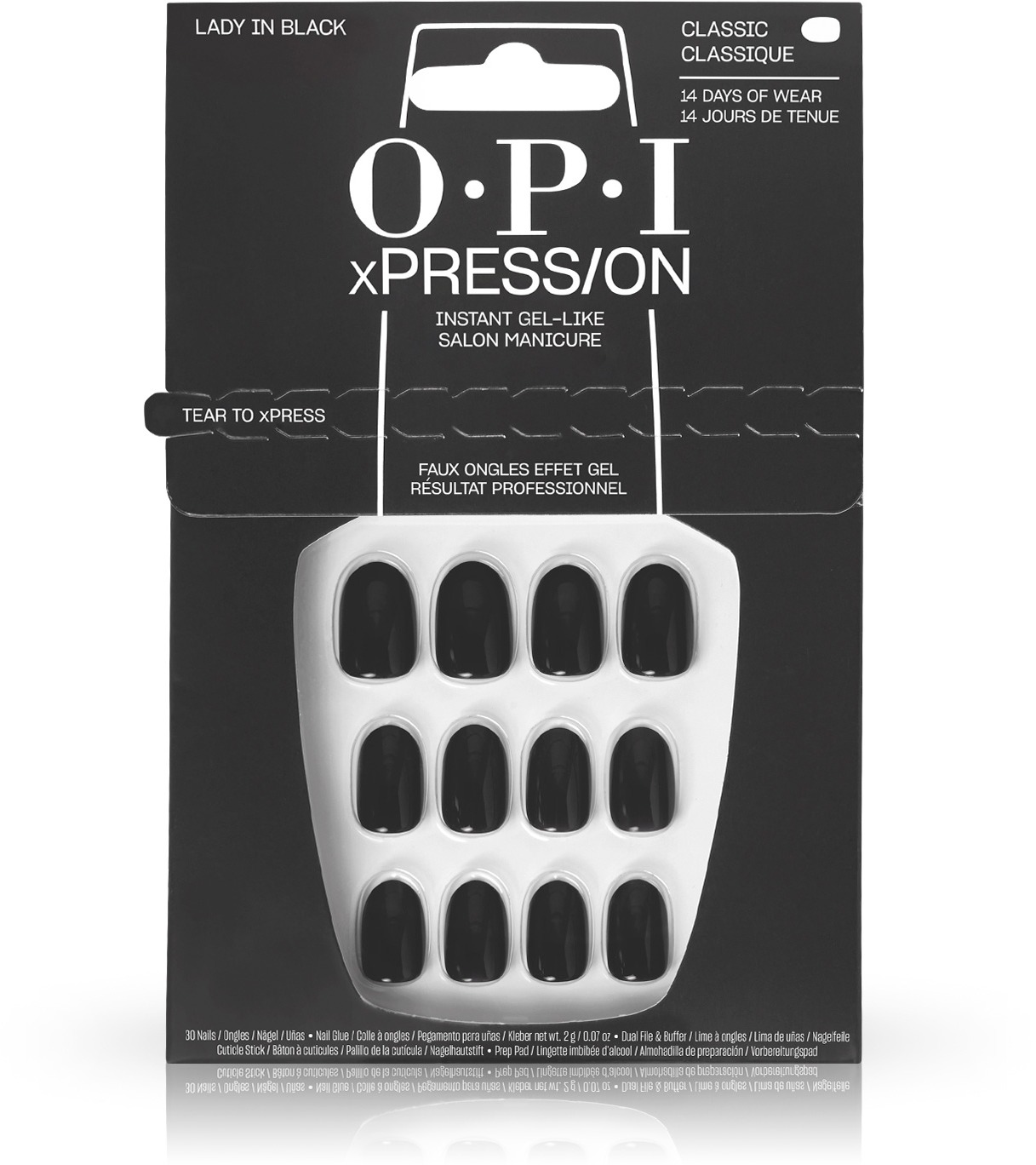 OPI – Instant Gel-Like Salon Manicure – Lady in Black