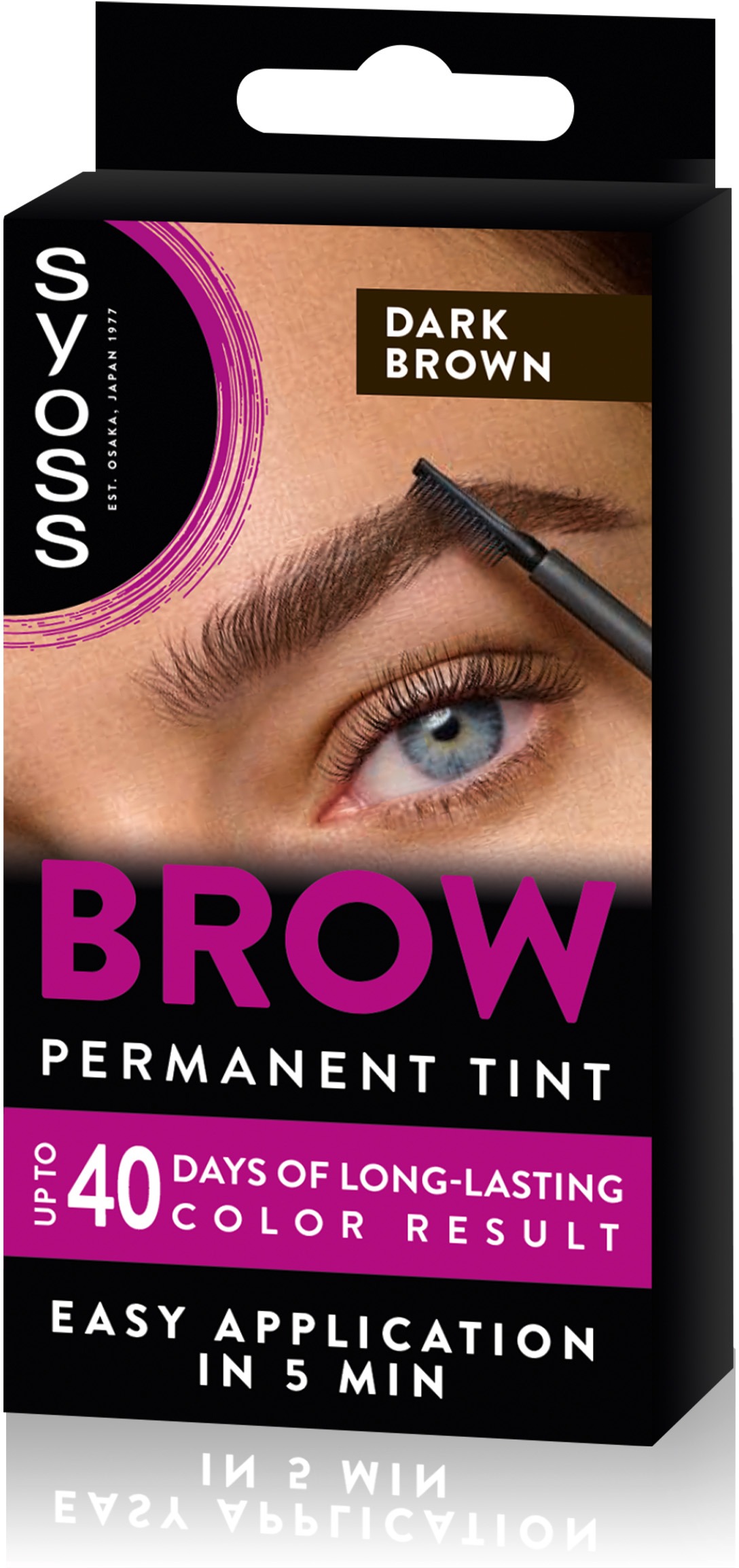 SYOSS Brow Tint tmavo hnedá