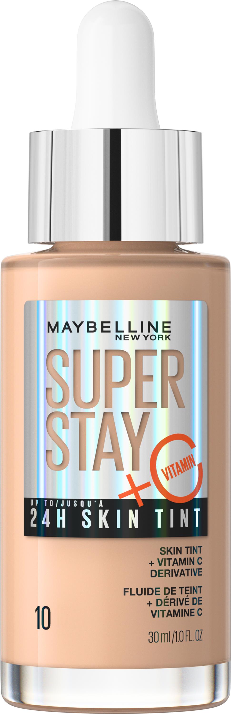 MAYBELLINE NEW YORK Super Stay Glow Tint 10 tónovacie mejkapové sérum, 30 ml