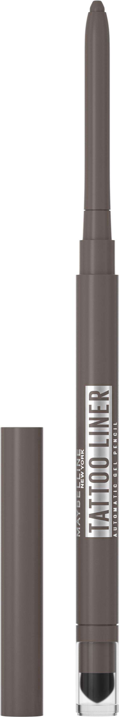 MAYBELLINE NEW YORK Tattoo Liner Automatic Gel Pencil Smokey Grey gélová ceruzka na oči, 1,3 g