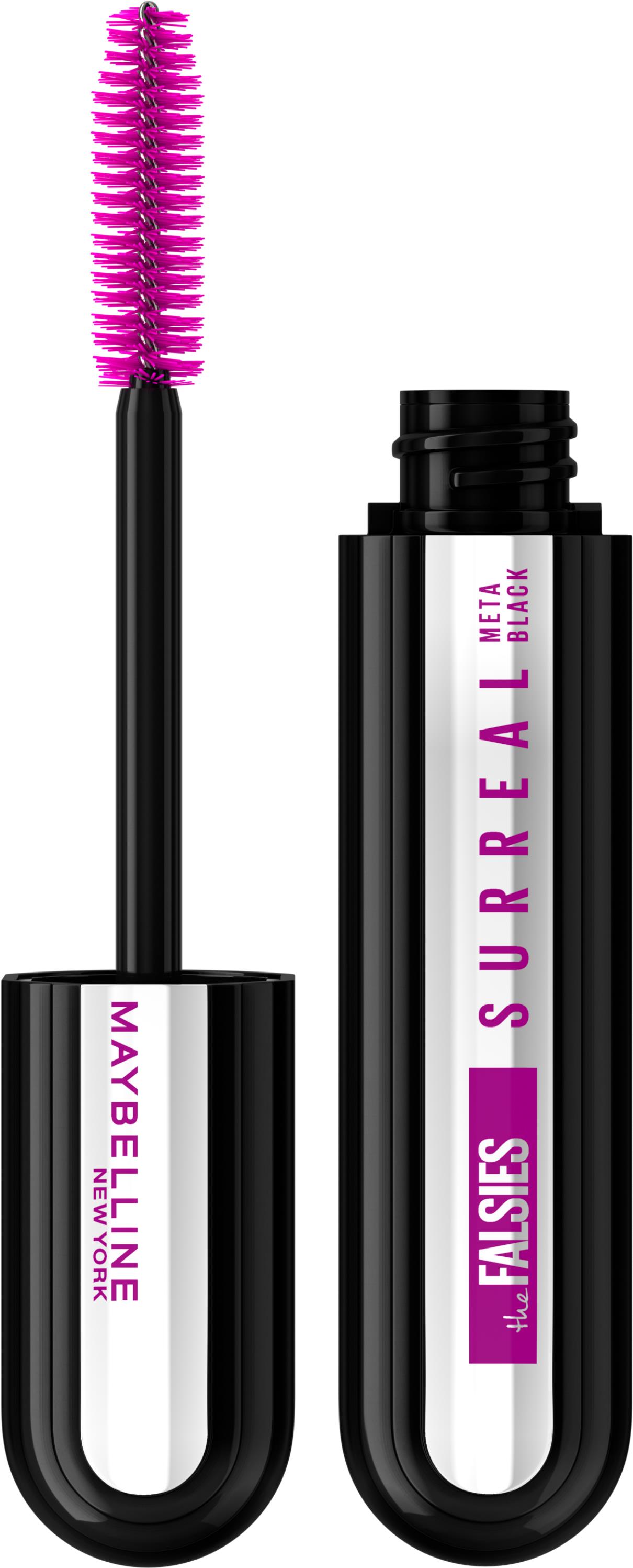 MAYBELLINE NEW YORK Falsies Surreal Meta Black čierna maskara, 10 ml