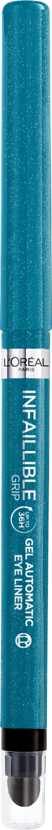 L'ORÉAL PARIS Infaillible Grip Gel Automatic Liner 260 Turquoi očná linka, 1 ks