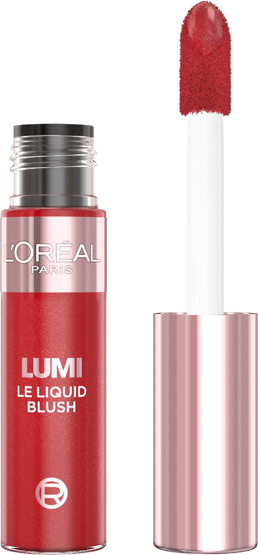 L'ORÉAL PARIS Lumi Liquid Blush Glow 640 Glow Rouge Paris tekutá lícenka, 10 ml
