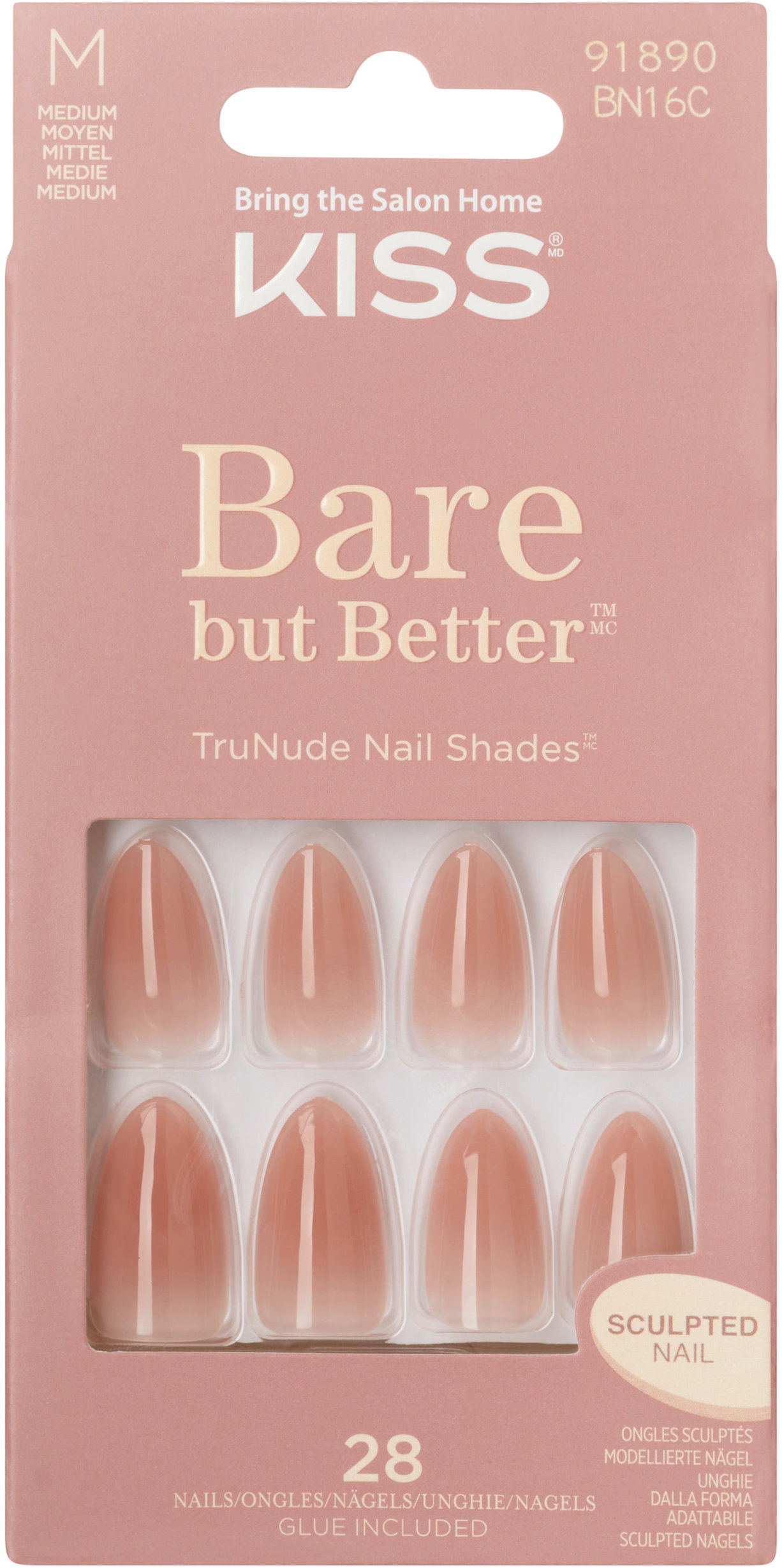 KISS Bare-But-Better Nails – Fairest Nude