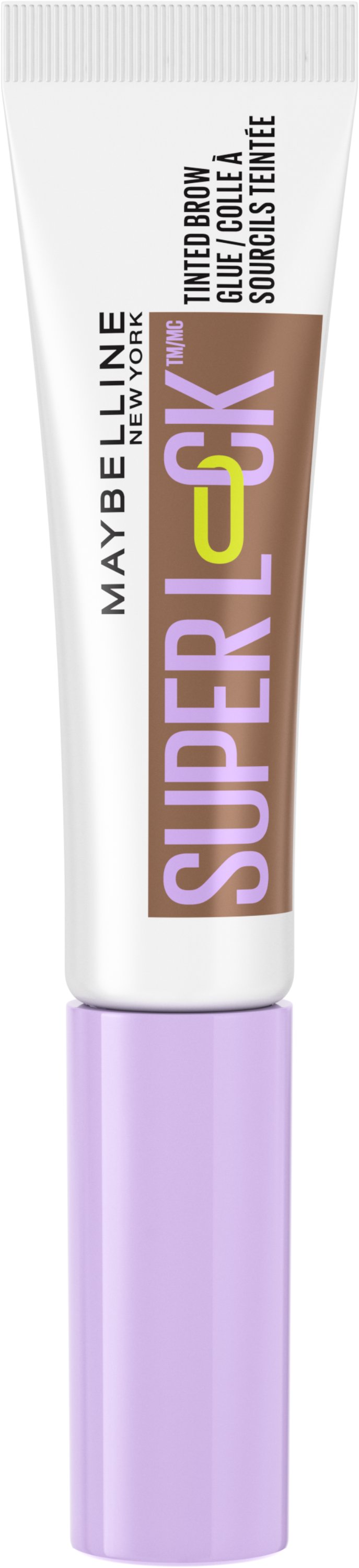 MAYBELLINE NEW YORK Super Lock Brow Glue Med Brown gél na obočie, 8 g