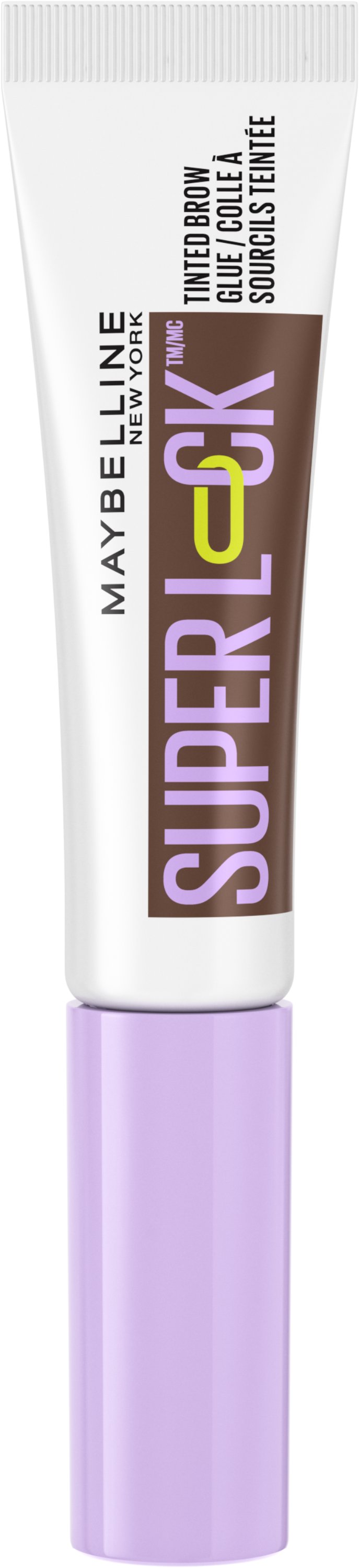 MAYBELLINE NEW YORK Super Lock Brow Glue Deep Brown gél na obočie, 8 g