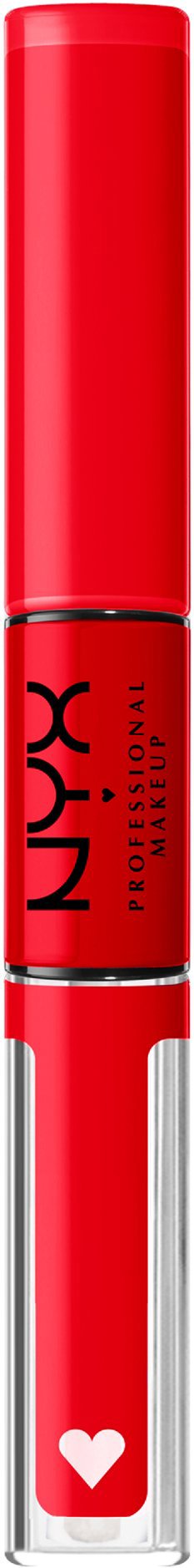 NYX PROFESSIONAL MAKEUP Shine Loud High Shine Lip Color 17 Rebel In Red lesklý tekutý rúž, 6,8 ml