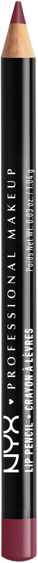 NYX PROFESSIONAL MAKEUP Slim Lip Pencil 34 Prune ceruzka na pery, 1 g
