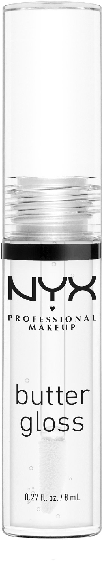 NYX PROFESSIONAL MAKEUP Butter Gloss 54 Gloss Clear lesk na pery, 8 ml