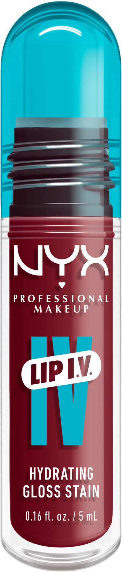 NYX PROFESSIONAL MAKEUP Lip IV Hydrating Gloss Stain, Blush Rush