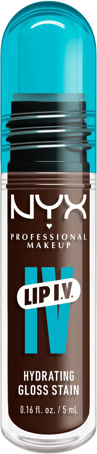 NYX PROFESSIONAL MAKEUP Lip IV Hydrating Gloss Stain, Espresso Soak