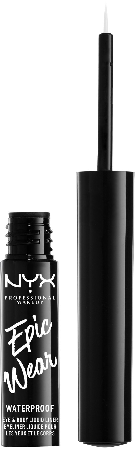 NYX PROFESSIONAL MAKEUP Epic Wear Semi-Permanent Liquid Liner 04 White tekuté očné linky, 3,5 ml