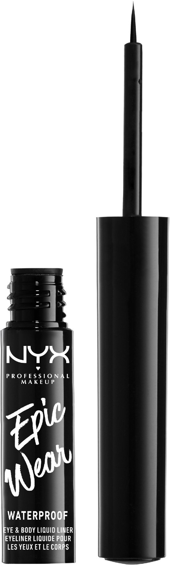 NYX PROFESSIONAL MAKEUP Epic Wear Semi-Permanent Liquid Liner 01 Black tekuté očné linky, 3,5 ml
