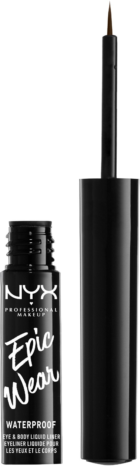 NYX PROFESSIONAL MAKEUP Epic Wear Semi-Permanent Liquid Liner 02 Brown tekuté očné linky, 3,5 ml
