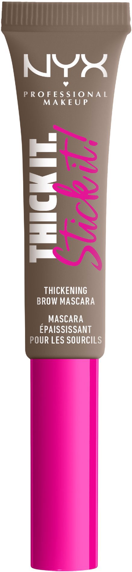 NYX PROFESSIONAL MAKEUP Thick It Stick It Brow Mascara 01 Taupe maskara na obočie, 7 ml